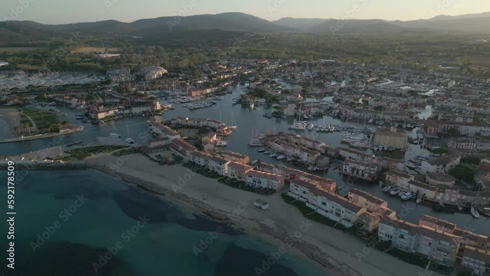 Aerial view of Port Grimaud, Provence (France) Aerial view of Port Grimaud, Provence (France)