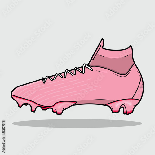 pink football shoes