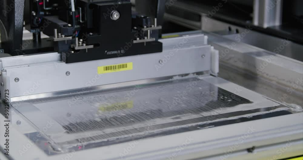pcb solder paste application detail in automatic line