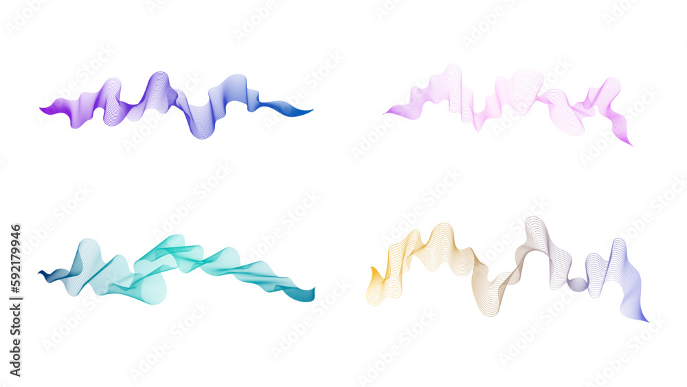 Abstract backdrop with wave gradient lines Abstract backdrop with wave gradient lines