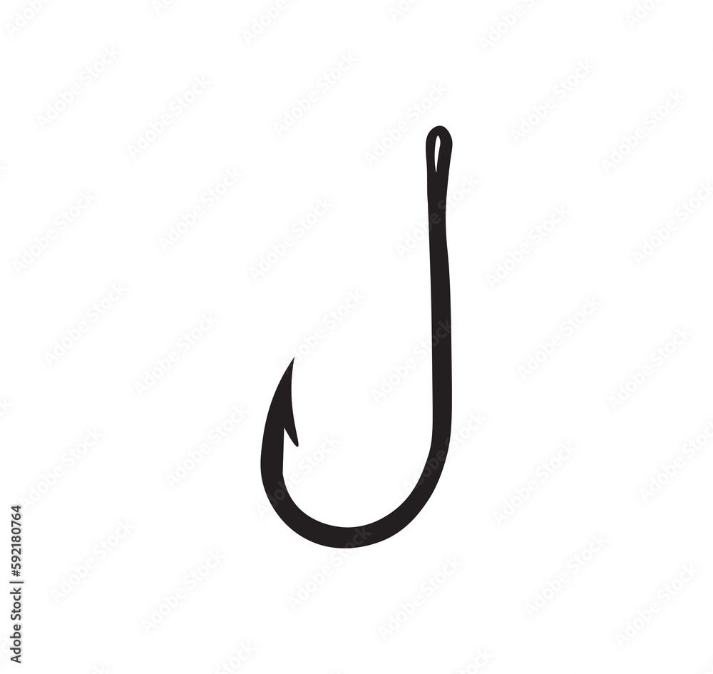Fish hook icon. Hook icon. Fish hook icon. Hook icon.