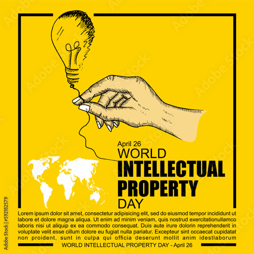 World Intellectual Property day, poster and banner