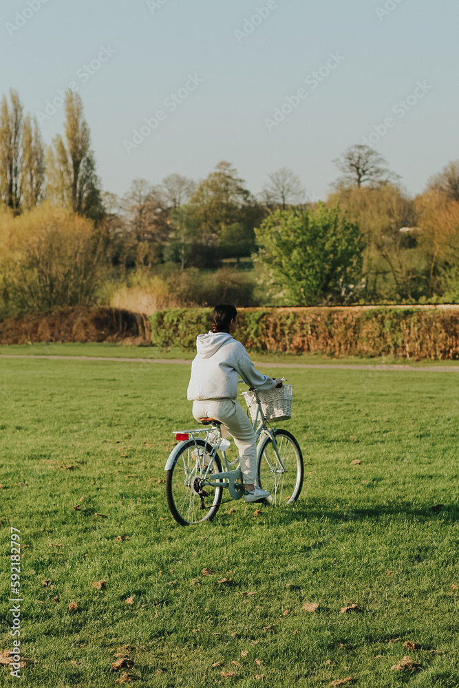 person riding a bike on park person riding a bike on park