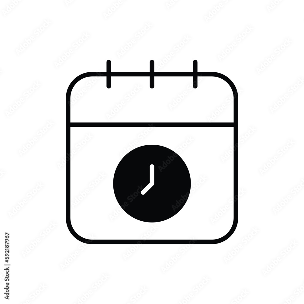 Time icon vector stock. Time icon vector stock.