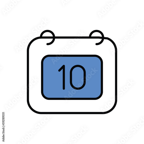 Calendar icon vector stock.