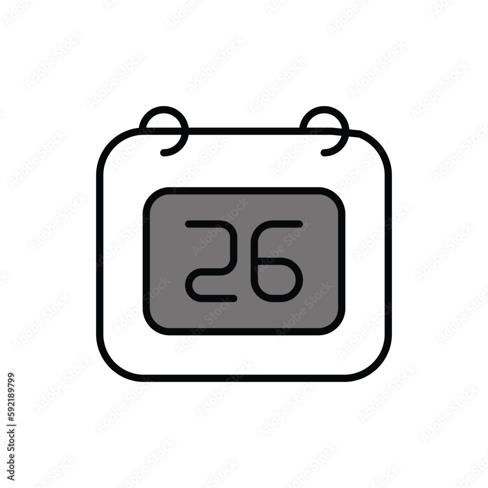 Calendar icon vector stock. Calendar icon vector stock.