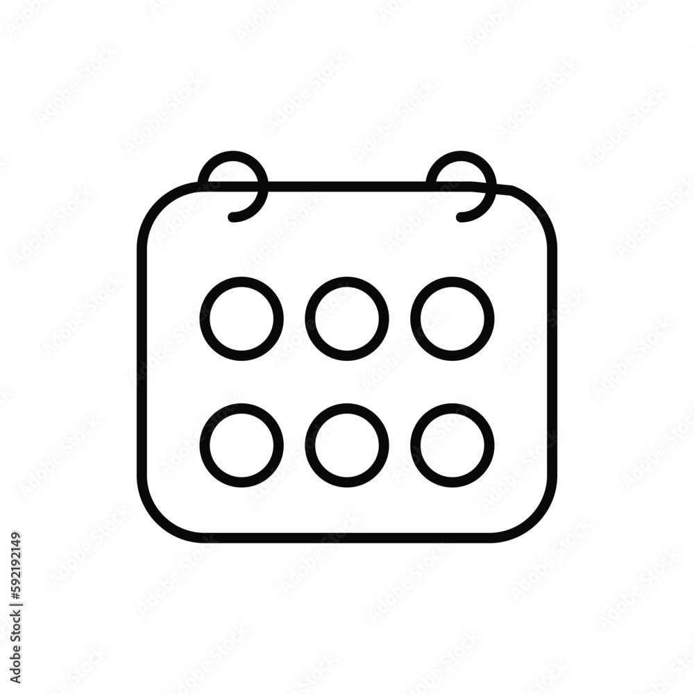 Calendar icon vector stock. Calendar icon vector stock.