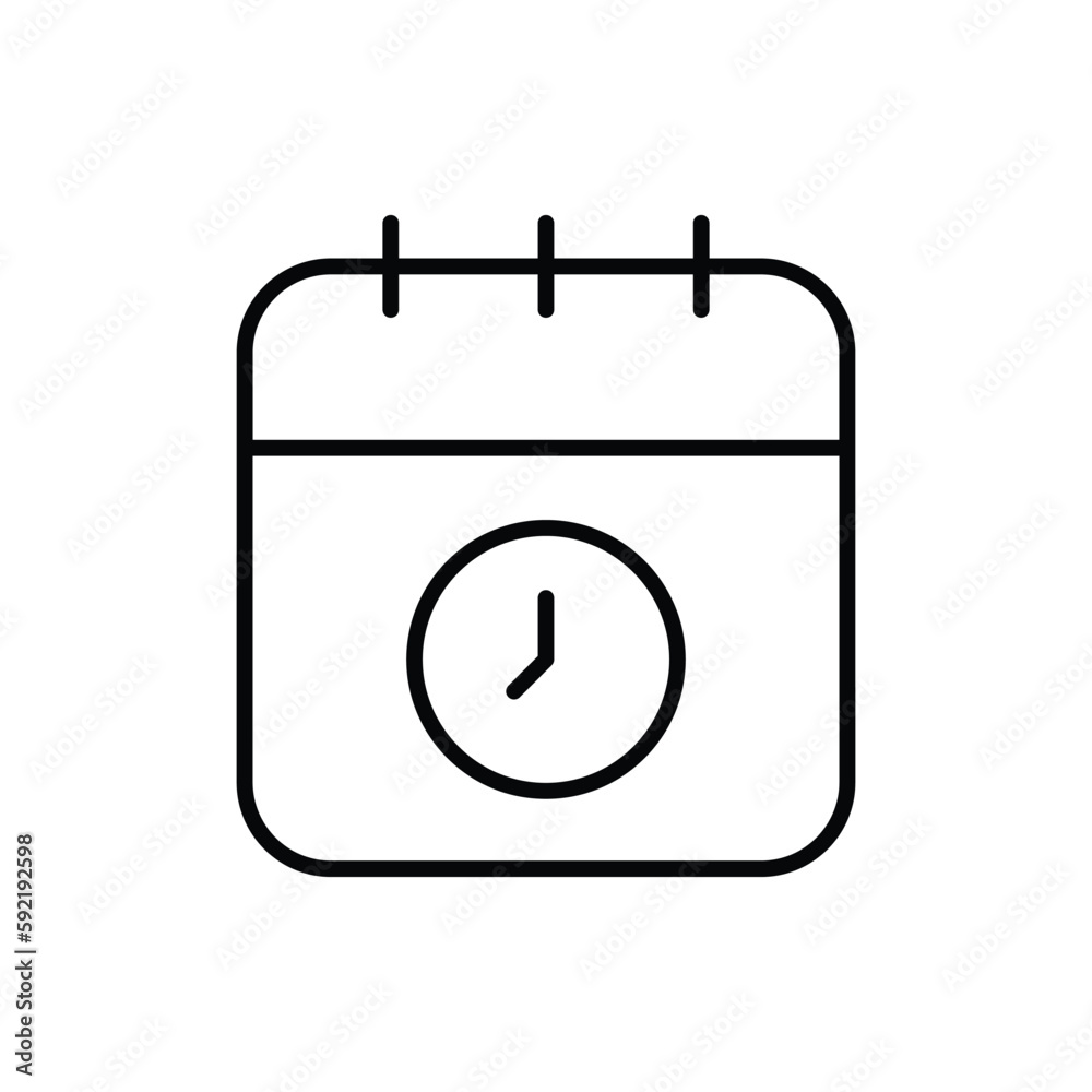 Time icon vector stock. Time icon vector stock.