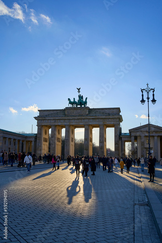 Brandenburger Tor gate in central Berlin, Germany