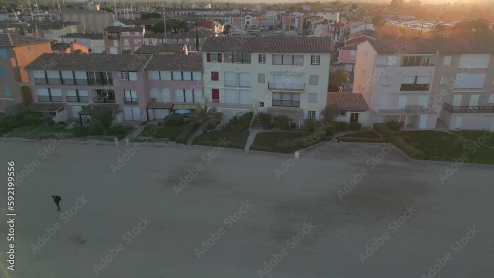 Aerial view of Port Grimaud, Provence (France)