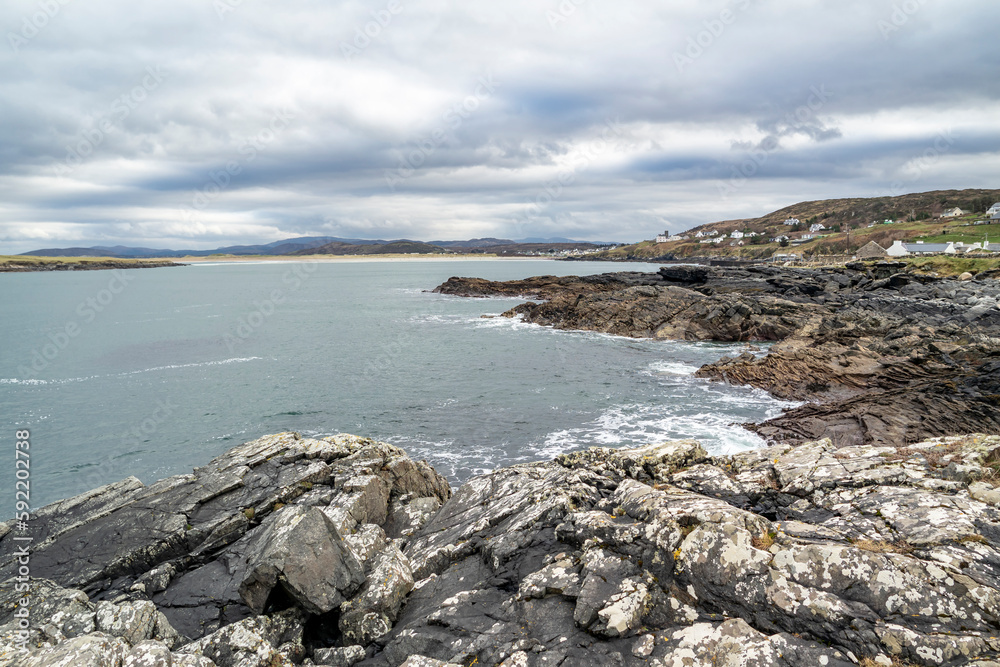 Portnoo seen from the new viewpoint - Donegal, Ireland.