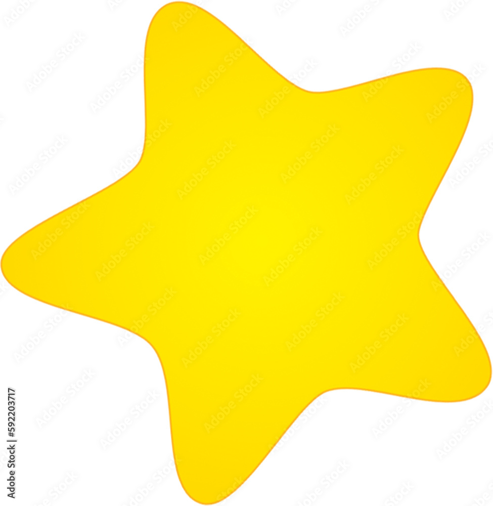 Cartoon happy star - isolated - illustration for children Cartoon happy star - isolated - illustration for children