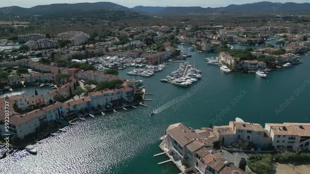 Aerial view of Port Grimaud, Provence (France) Aerial view of Port Grimaud, Provence (France)