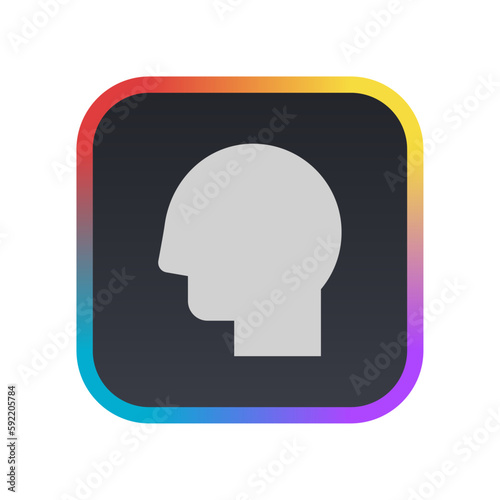 Head - Pictogram (icon) 