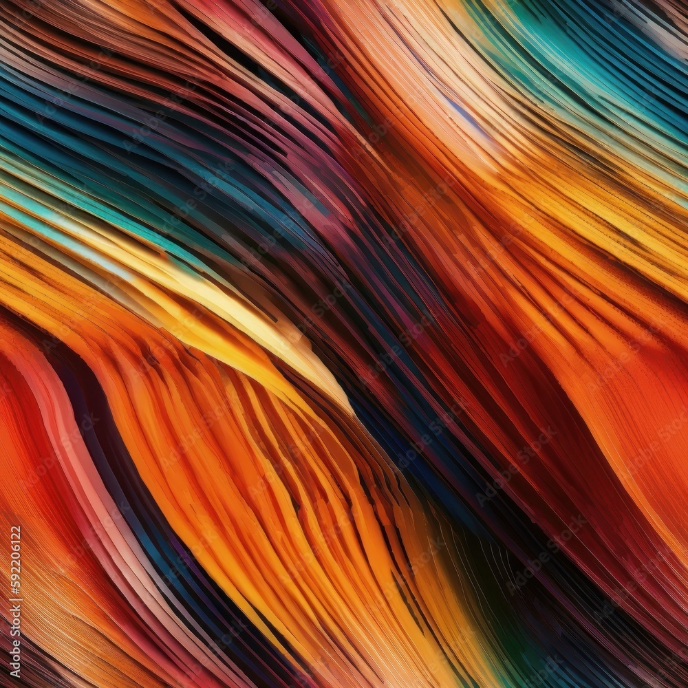 Stunning abstract vibrant seamless pattern picture. Generative AI Stunning abstract vibrant seamless pattern picture. Generative AI