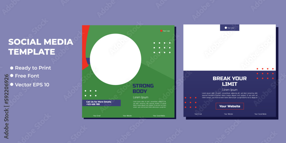 Set of Editable square banner template. red background color with stripe line shape. Suitable for social media post and web internet ads. Vector illustration with photo college Set of Editable square banner template. red background color with stripe line shape. Suitable for social media post and web internet ads. Vector illustration with photo college