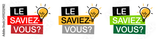 Le saviez-vous ?