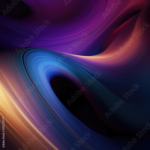 Waves abstract pattern background made with generated ai