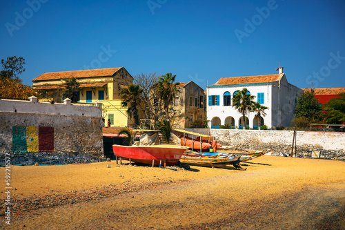 Historic city on the Goree island near Dakar, Senegal, Africa