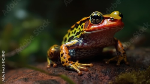 Small frog made with generated ai