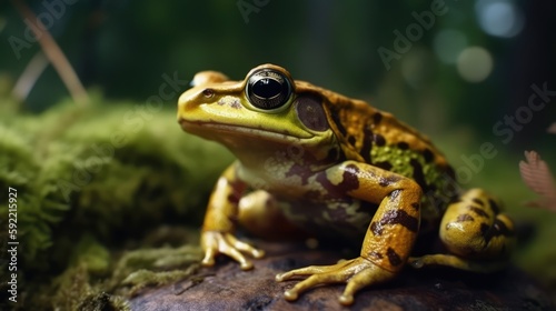 Small frog made with generated ai © alesta