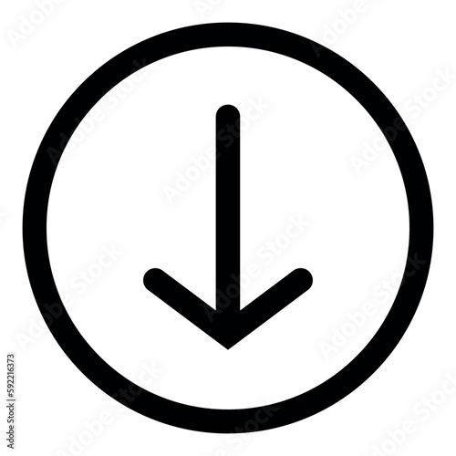 arrow down sign, down sign icon, Set of interface icons, Set of interface collection for website design, Design elements for your projects. down arrow line icons, ui icon, arrow line icon