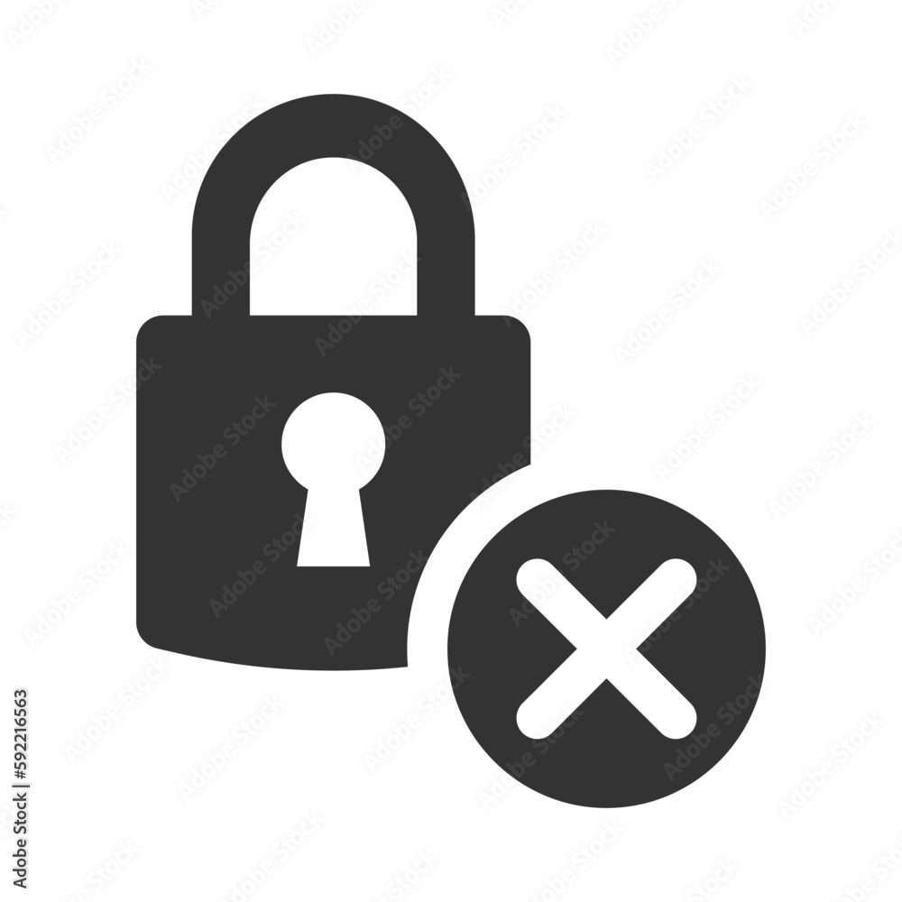 Remove lock icon Remove lock icon