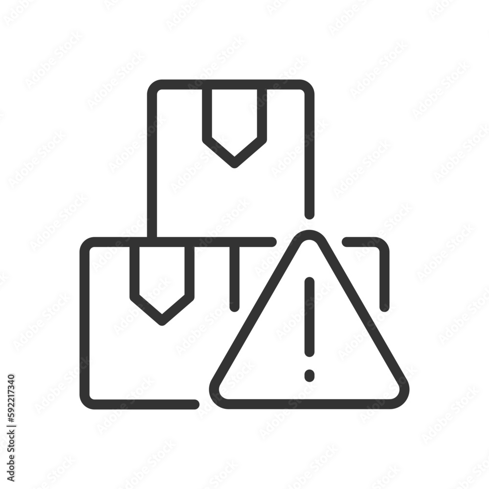 Import regulations linear icon. Customs restrictions and rules. Thin line customizable illustration. Contour symbol. Vector isolated outline drawing. Editable stroke. Pixel perfect. Arial font used Import regulations linear icon. Customs restrictions and rules. Thin line customizable illustration. Contour symbol. Vector isolated outline drawing. Editable stroke. Pixel perfect. Arial font used