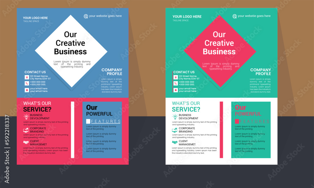 Title: Business Flyer Design Template, A4 Flyer ,Brochure Cover, Creative Flyer , Layout ,A4 Poster, Template, Vector Business Flyer Layout, Corporate Flyer,