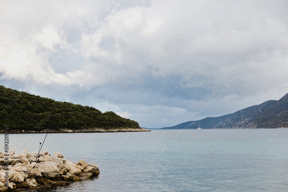 A small bay on the island of Korcula in southern Croatia. A small bay on the island of Korcula in southern Croatia.