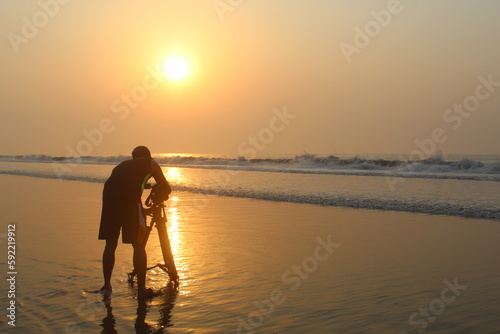 Camera and Sunrise