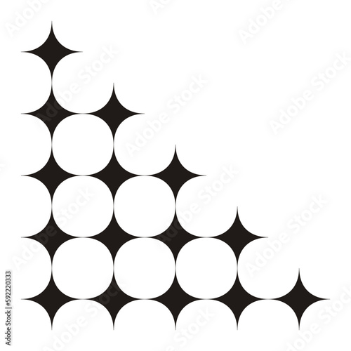 Retro Stars Pattern Decoration