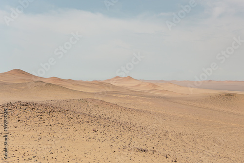 Landscape of the Paracas Desert Peru