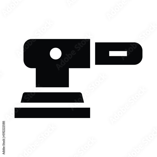 sander solid icon illustration vector graphic