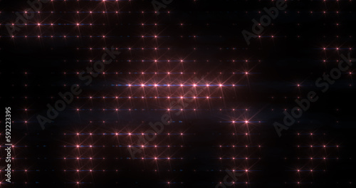 Wallpaper Mural Abstract loop glowing purple bright disco wall with light bulbs abstract background Torontodigital.ca