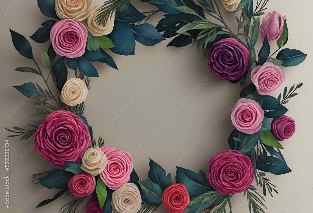 frame of roses frame of roses