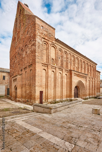Obraz na płótnie San Lorenzo El Real church. Mudejar style. Castilla León. Spain w salonie