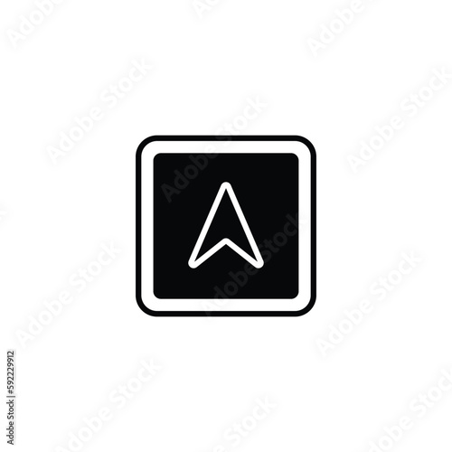 Navigation icon design with white background stock illustration Free Download Navigation icon design with white background stock illustration - GFXLoad