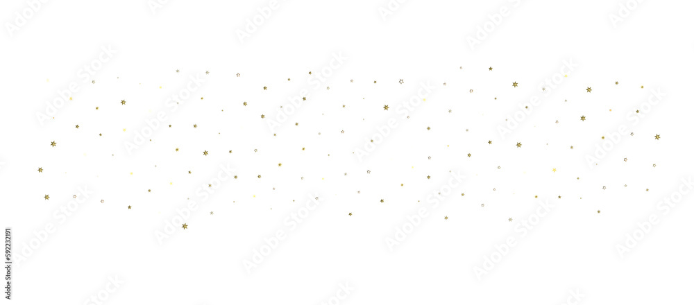 XMAS Stars - A gray whirlwind of golden snowflakes and stars. New 3D PNG