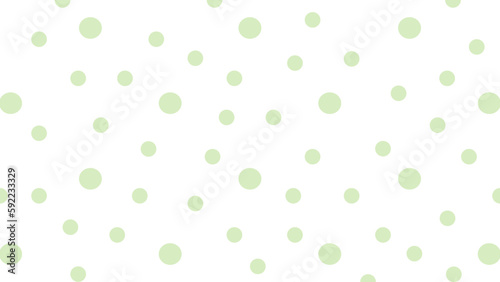 White background with green dots
