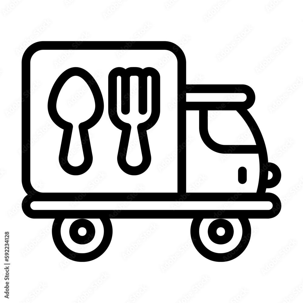 delivery food icon