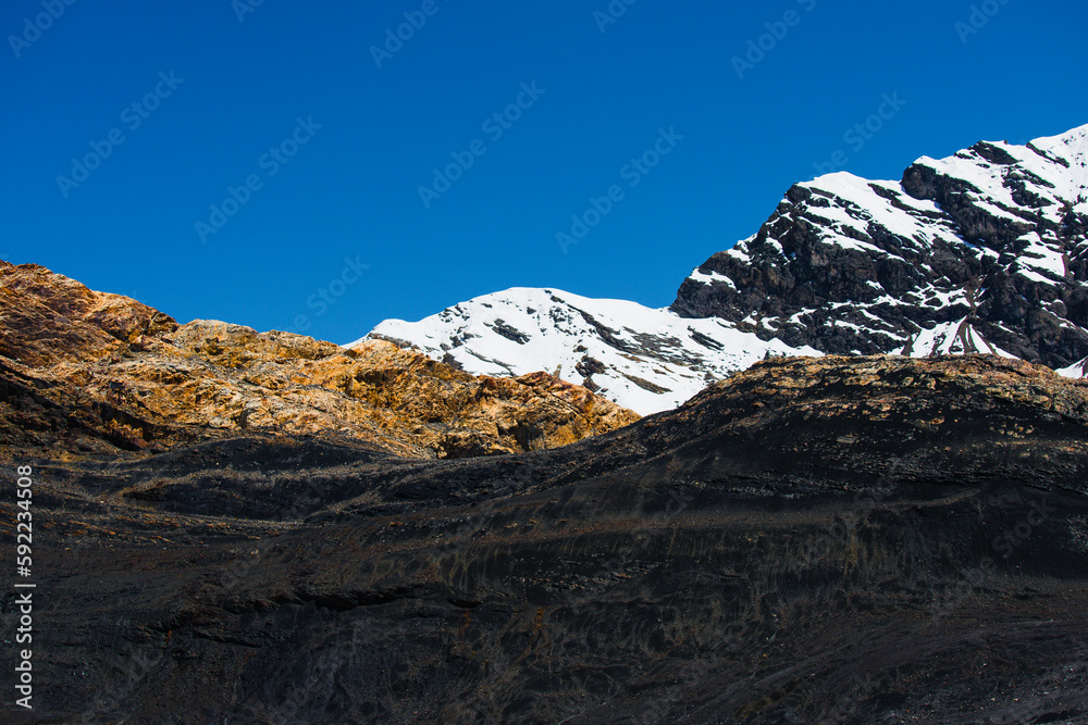 A panoramic view of the Nevado Pastoruri, in Peru, South America!
