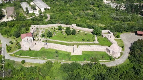 Aerial view of the old fortress 