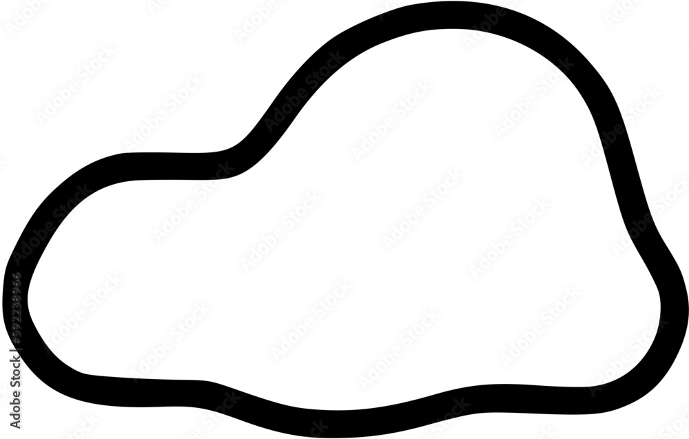 cloud outline cloud outline