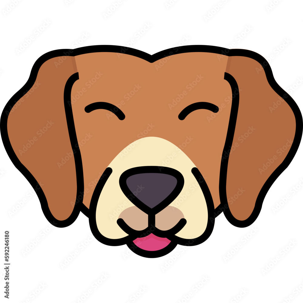Dog Emoji Icon Dog Emoji Icon