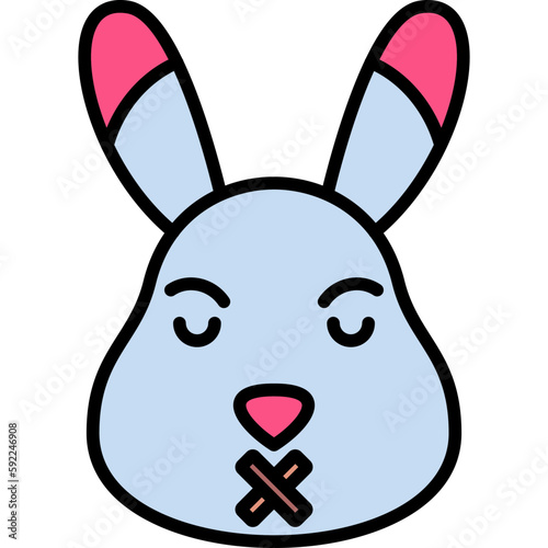 Rabit Emoji Icon photo