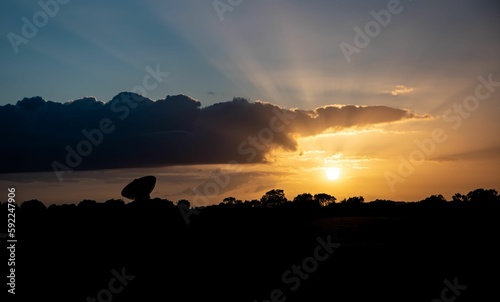 Scenic shot of the sun setting over the horizon © Kev Kindred/Wirestock Creators