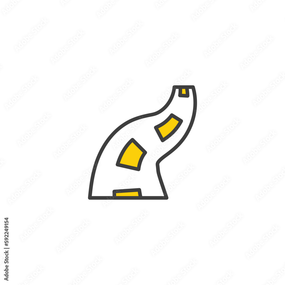 Road icon design with white background stock illustration Road icon design with white background stock illustration