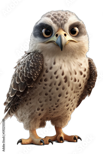 Majestic Falcon Cartoon Character