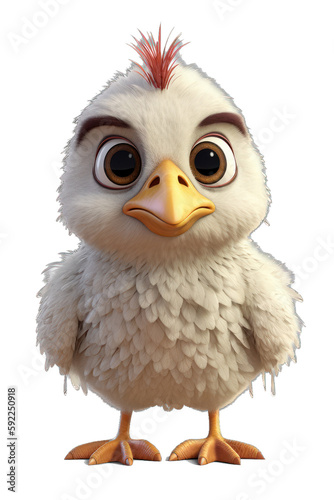 Cheery Chicklet Cartoon Character © Iconicdesign